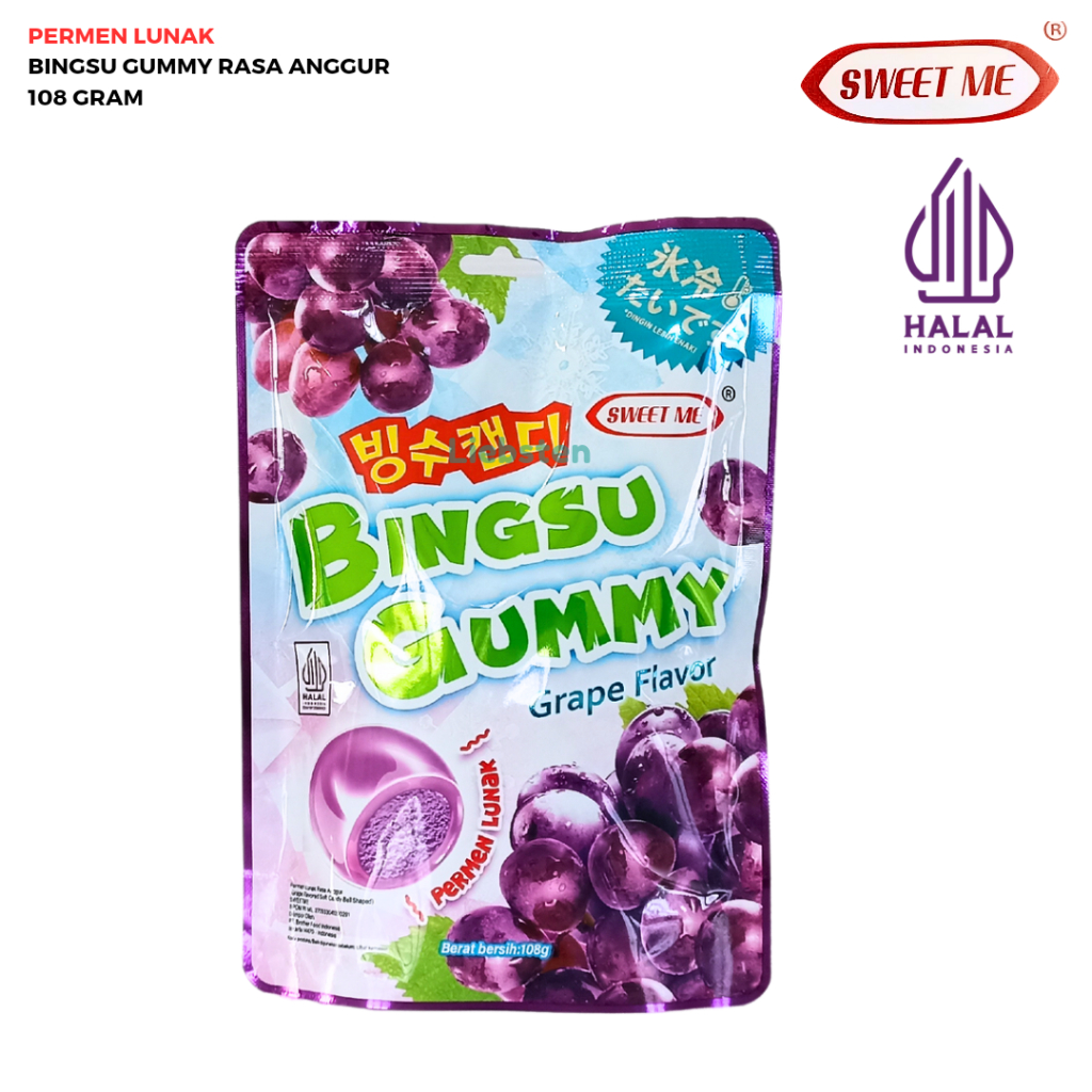 

Sweet Me Permen Lunak Bingsu Gummy Aneka Rasa Buah 108 Gr