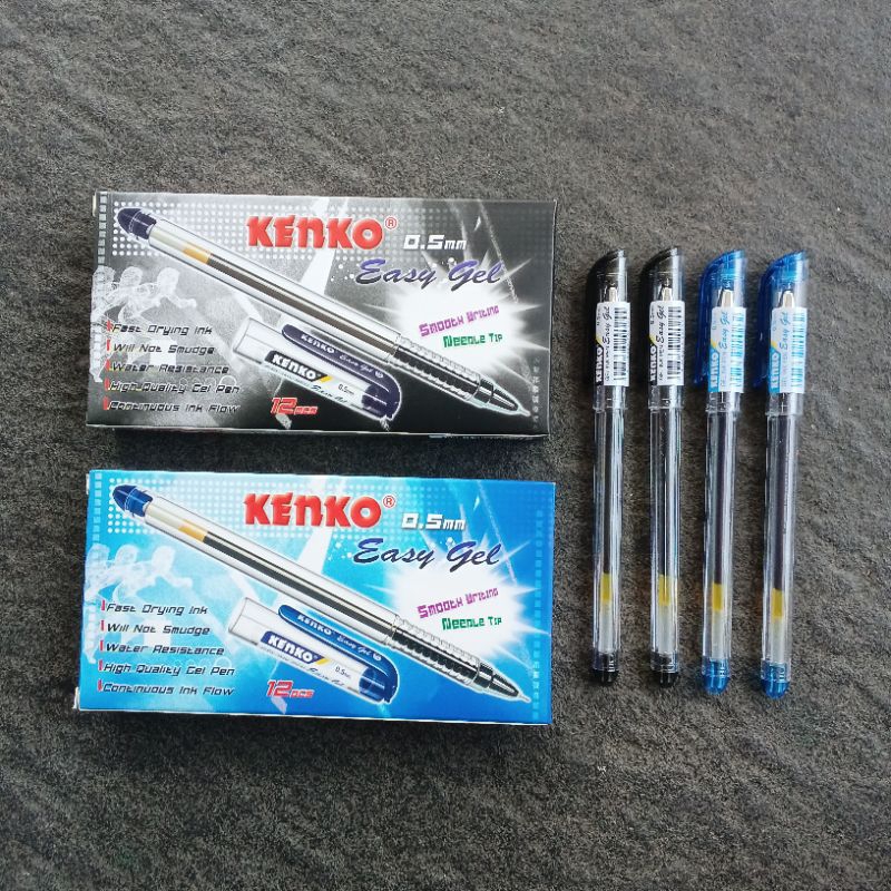 

Pulpen Gel Pen Kenko Easy Gel ( 12 Pcs ) [ Original ]