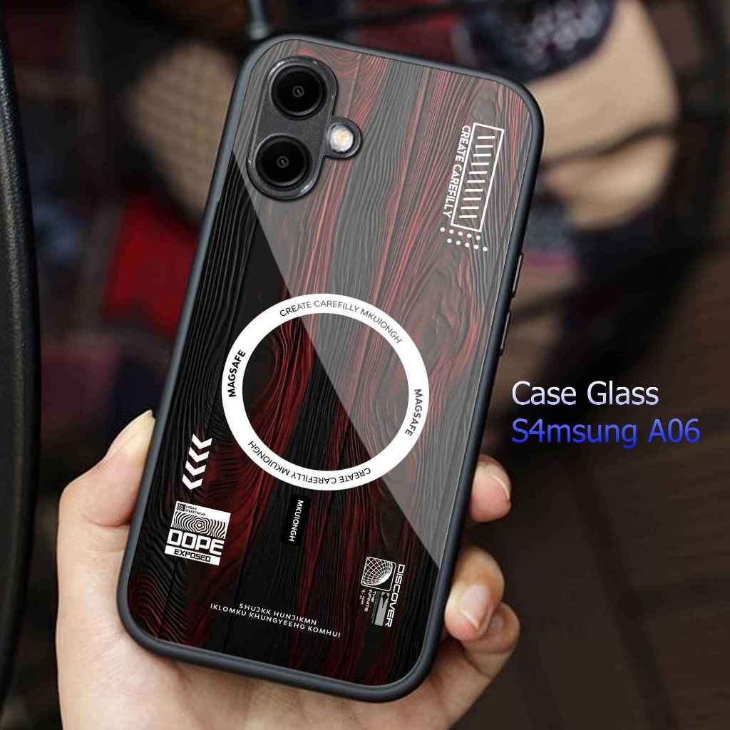 Softcase Glass Kaca Samsung A06- Casing Hp  Samsung A06 - Case Hp Samsung A06 - Softcase  Samsung A0