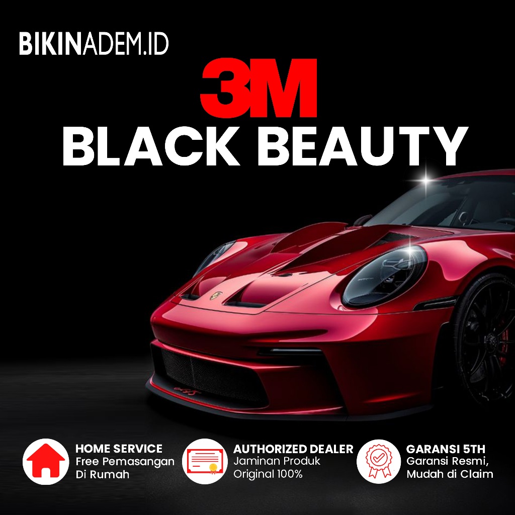 Kaca Film 3M Black Beauty Original