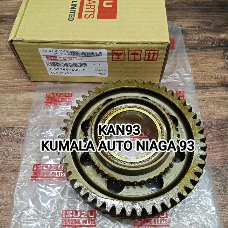 COUNTER GEAR 6TH / GIGI 6 BIG/BESAR ISUZU NMR71 8-97386580-0 ORIGINAL