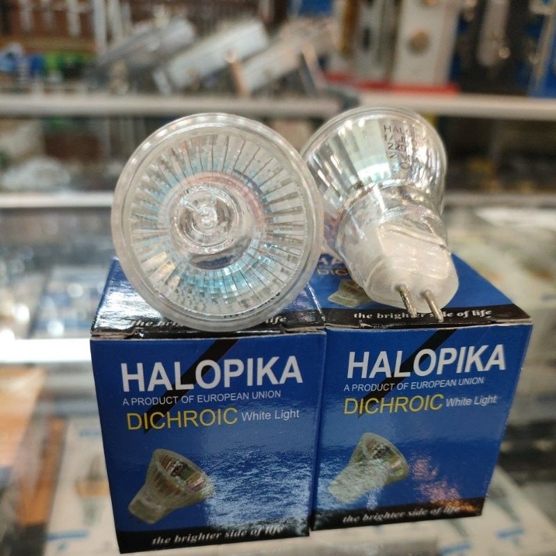 mini halogen MR11 halopika 220V 50watt dan 20watt