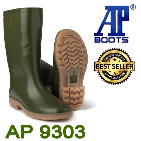 Sepatu Boot Ap 9303 Jumbo Green size 44-45