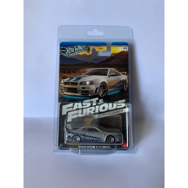 Hotwheels nissan skyline gtr r34 fast and furious brian o’conner
