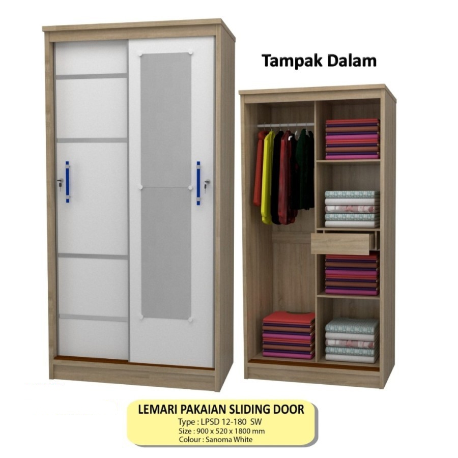 Lemari Baju sliding Murah lemari pintu geser lemari sliding kaca