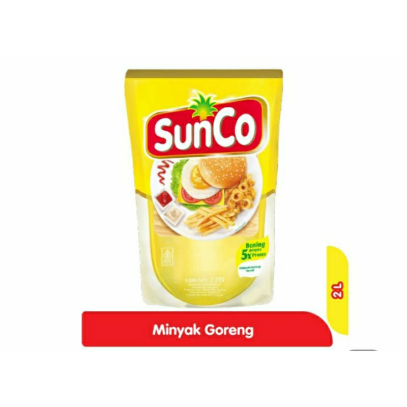

Minyak Goreng Sunco kemasan pouch 2liter