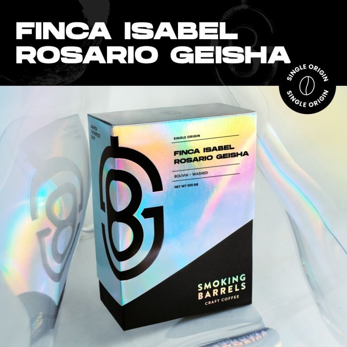 

Bolivia Finca Isabel Rosario Geisha (Kopi Gesha) Artisanal Release Coffee - Smoking Barrels