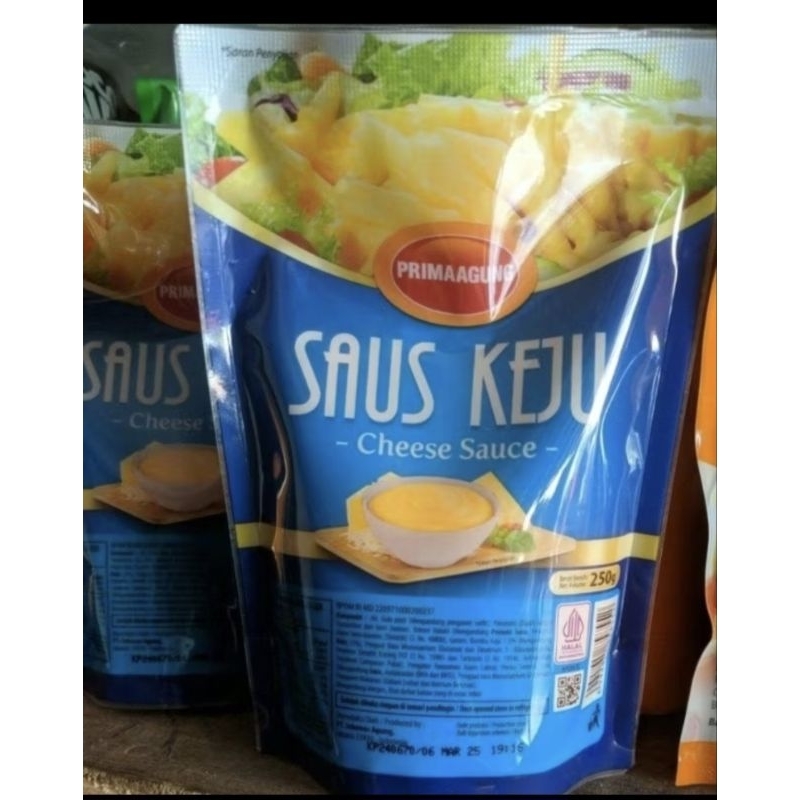

Saus Keju | Cheese Sauce PrimaAgung Asli 250gr