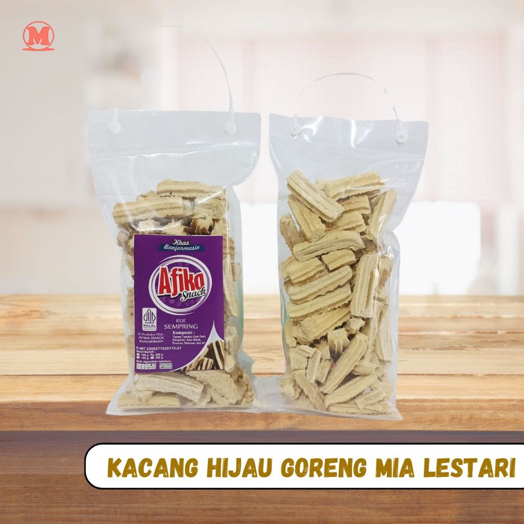 

Kue Sagu atau Sempring Merek Afika