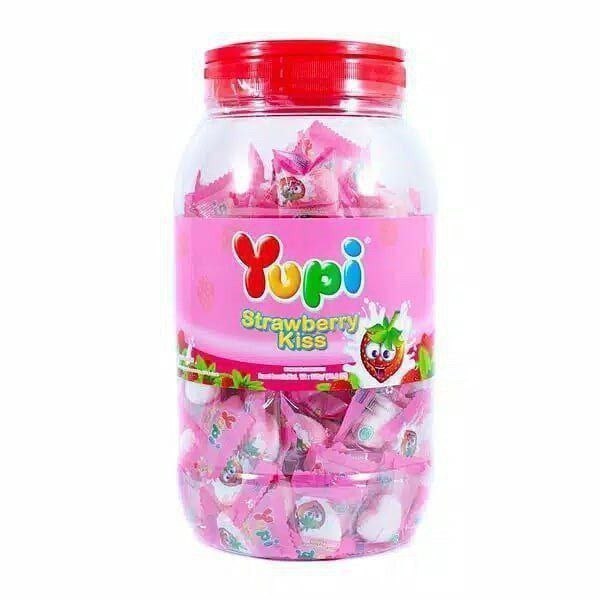 

YUPI TOPLES STRAWBERY isi 125 pcs