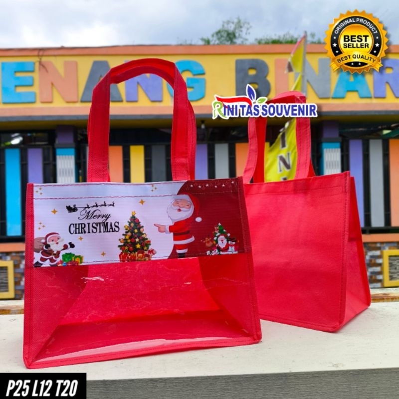 

Tas Hampers Natal-Merry Christmas Ready Stok