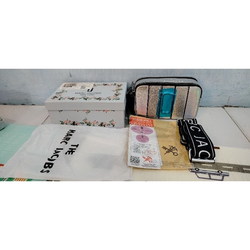 Tas MJ Camera premium warna silver