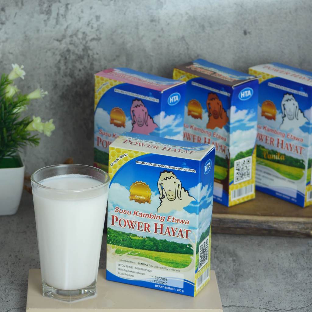 

POWER HAYAT Susu Kambing Etawa Original 100% - Susu Kambing Etawa Murni 200 Gram Untuk Kesehatan