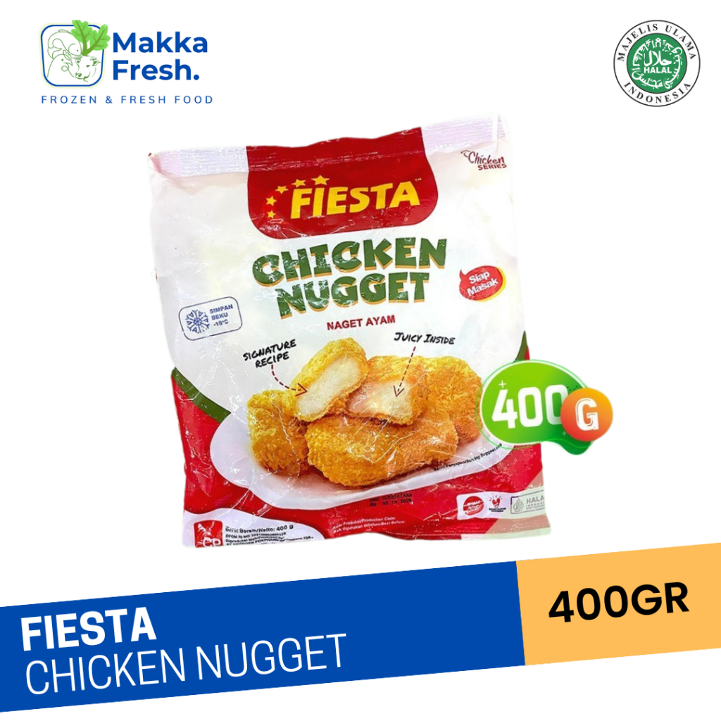 

fiesta chicken nugget 400gr