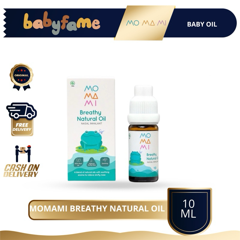MOMAMI BREATHY NATURAL OIL | 10 ML | BABY OIL