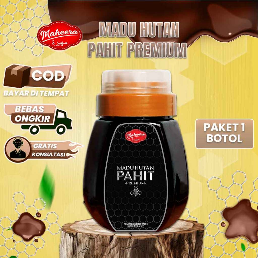 

Madu Hutan Pahit Asli 500 Gram Murni Maheera Madu Asli Original 100% Tanpa Campuran