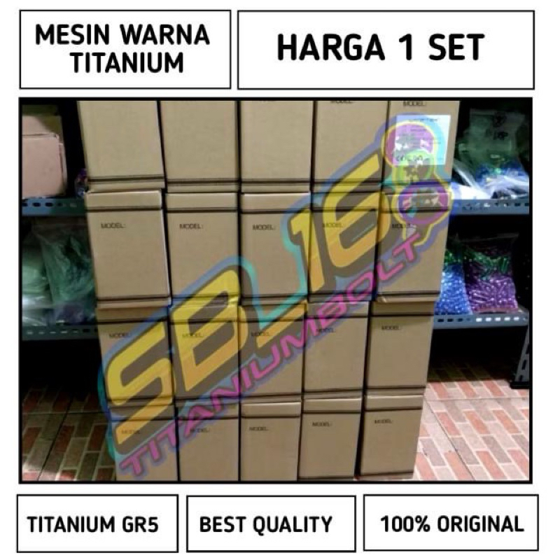 MESIN PEWARNA BAUT TITANIUM