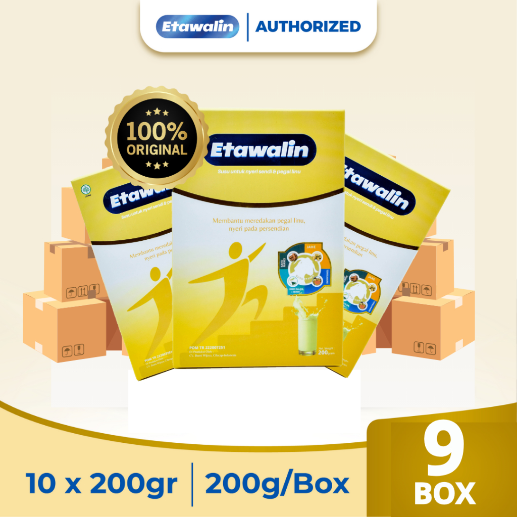 

Etawalin Susu Etawa Original Atasi Sendi dan Tulang Paket 9 Box