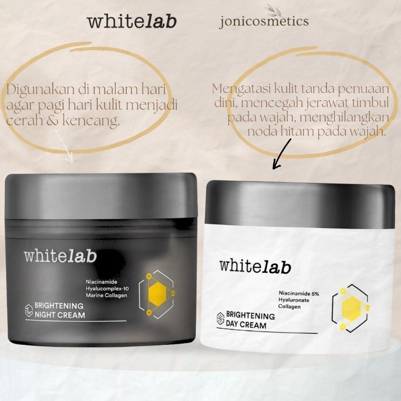 Whitelab Day Cream & Night Cream