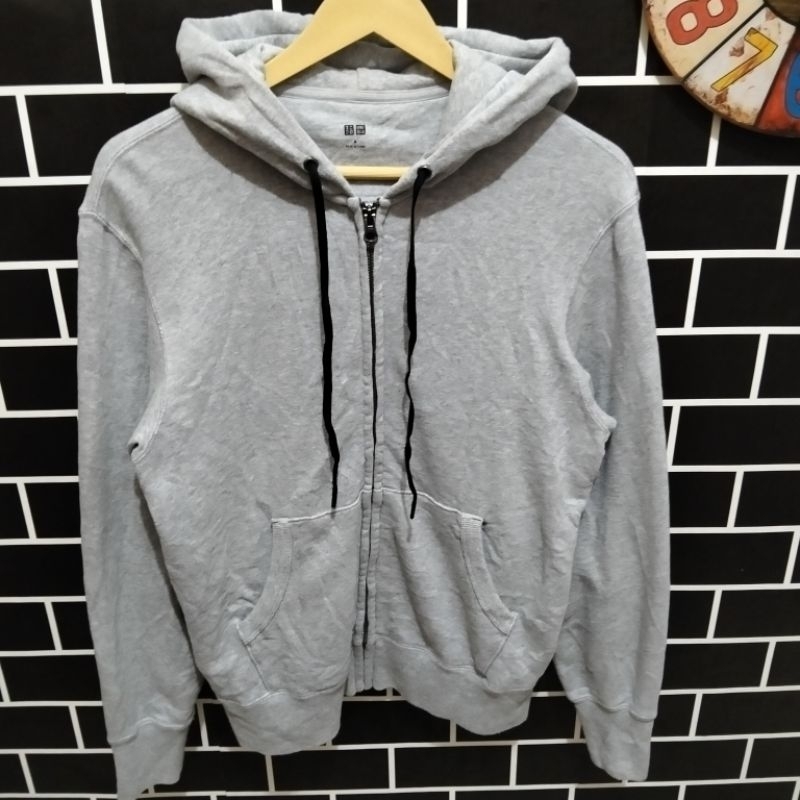 Hoodie Zipper UNIQLO second thrift