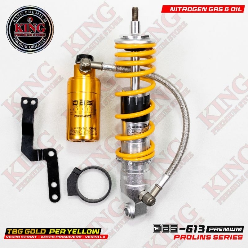 Shock Depan Vespa Tabung Pisah DBS 613 Premium