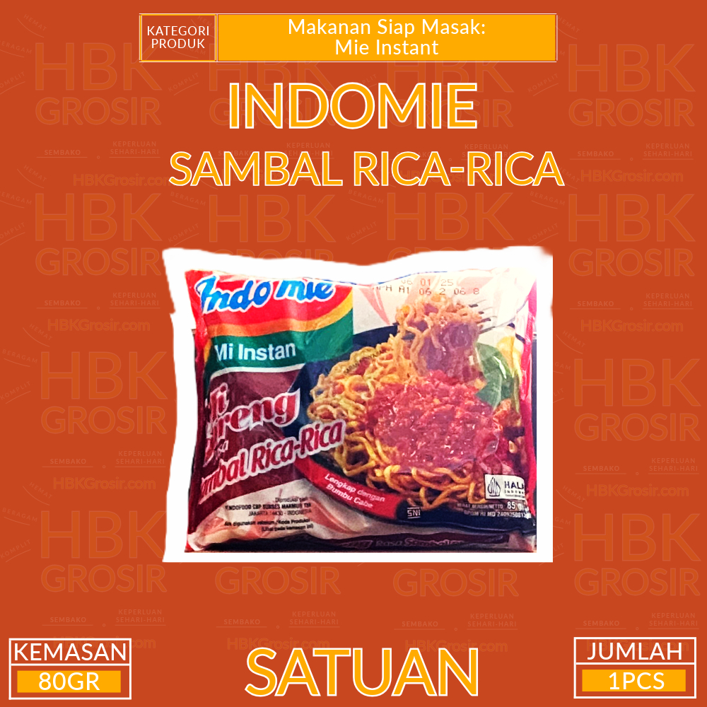 

Indomie Goreng Sambal Rica Rica 80GR