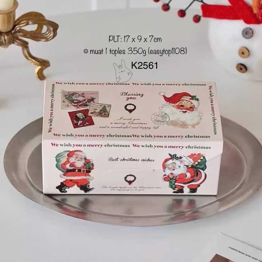 

(5pcs) K2561 Kotak Natal Kue Christmas Box K25