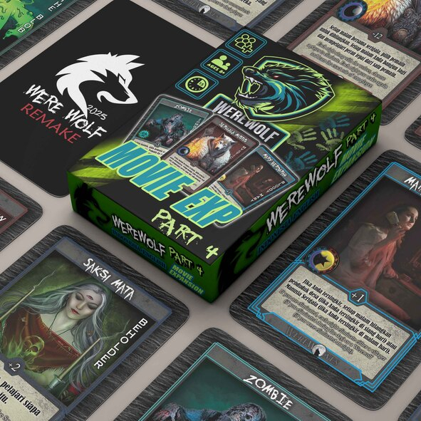 [NEW PRODUCT] Kartu Werewolf 2025 Bahasa Indonesia Lengkap Card Game Translated Remake China Murah T