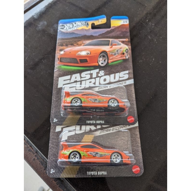 Hot Wheels Fast and Furious Brian O'conner Supra MK 4 Orange