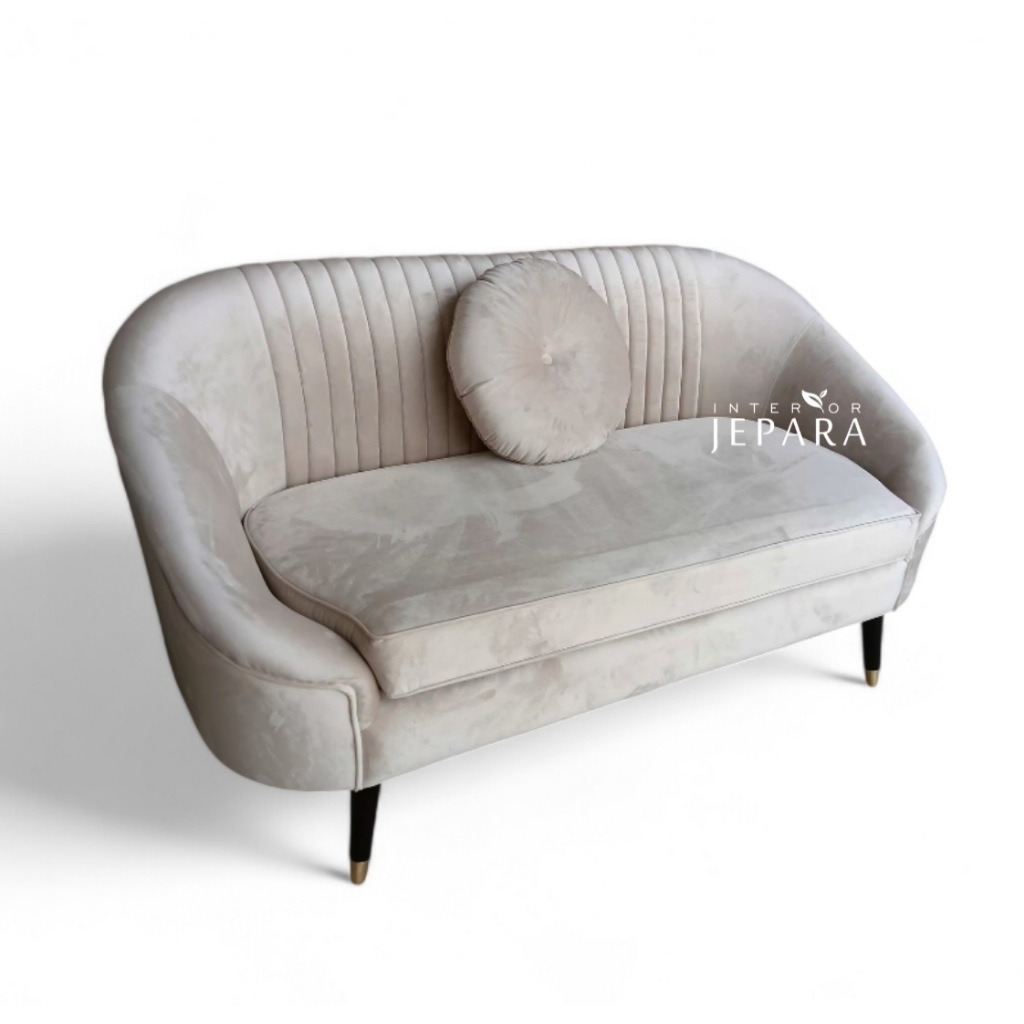 Sofa Modern Style Rangka Kayu Jati Full Foam