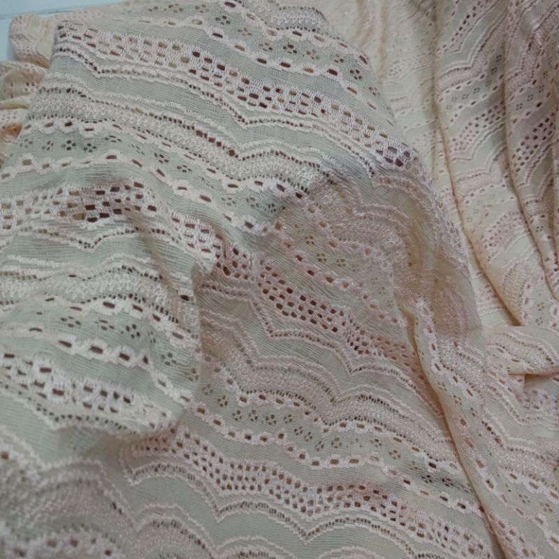 kain rajut import - kain brokat rajut - kain rajut butik - kain antik