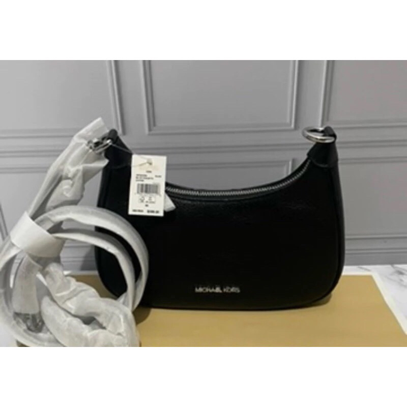 Tas sling bag selempang wanita Branded authentic cora medium black silver hardware new with tag pric