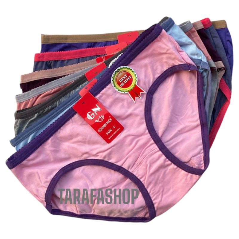 6 Pcs Celana Dalam Wanita Remaja Golden Nick Midi 130/Cd remaja Golden Nick