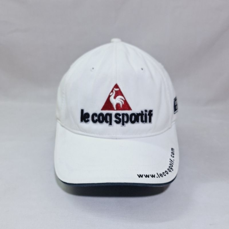 Topi Cap Le Coq Sportif Logo Script Second Original