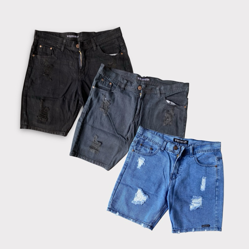 Surfakiller Celana Pendek Jeans Ripped Big Size