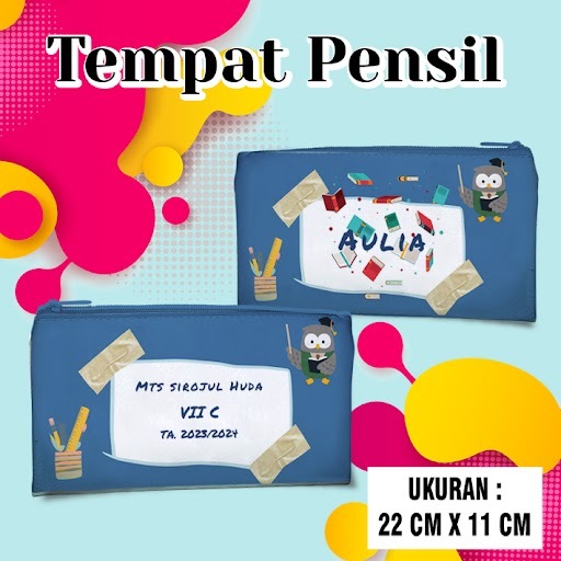 

Tempat Pensil Custom Gambar Dan Karakter Untuk Semua Acara Ukuran 21x11cm