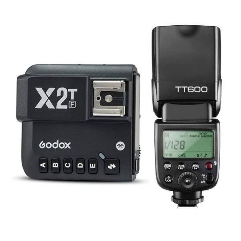 Paket Godox TT600 + Trigger X2T Canon Nikon Fuji Sony TT 600 X2 XT2