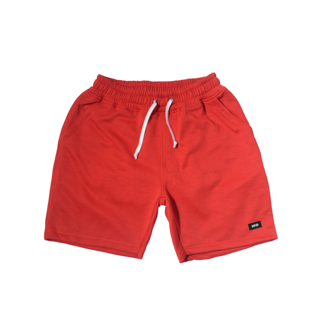 HFD Celana Pendek Boardshort Merah Pria Wanita Premium Original Tebal