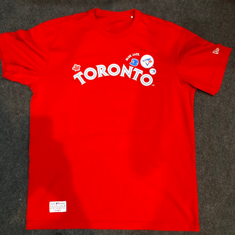 Kaos new era second like new toronto blue jays merah original