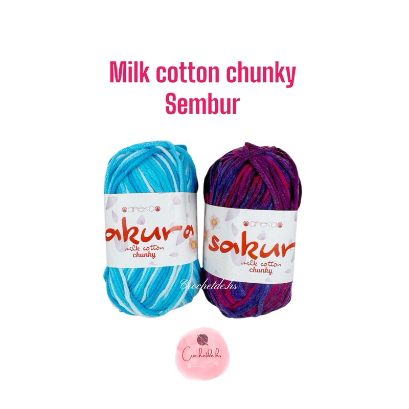benang milk cotton/benang rajut/benang rajut sembur