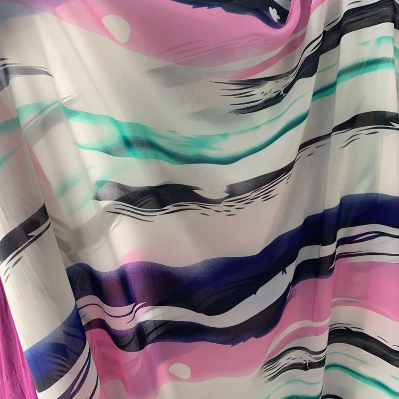 kain sifon motif - kain sifon  - kain chiffon korea - kain sifon motif premium - kain sifon