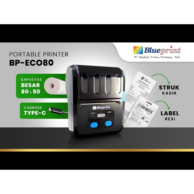 PRINTER THERMAL BLUEPRINT PORTABLE BP-ECO80
