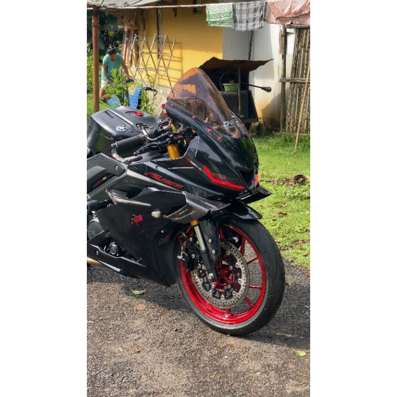 WINGLET SAMPING KARBON YAMAHA R15 v3