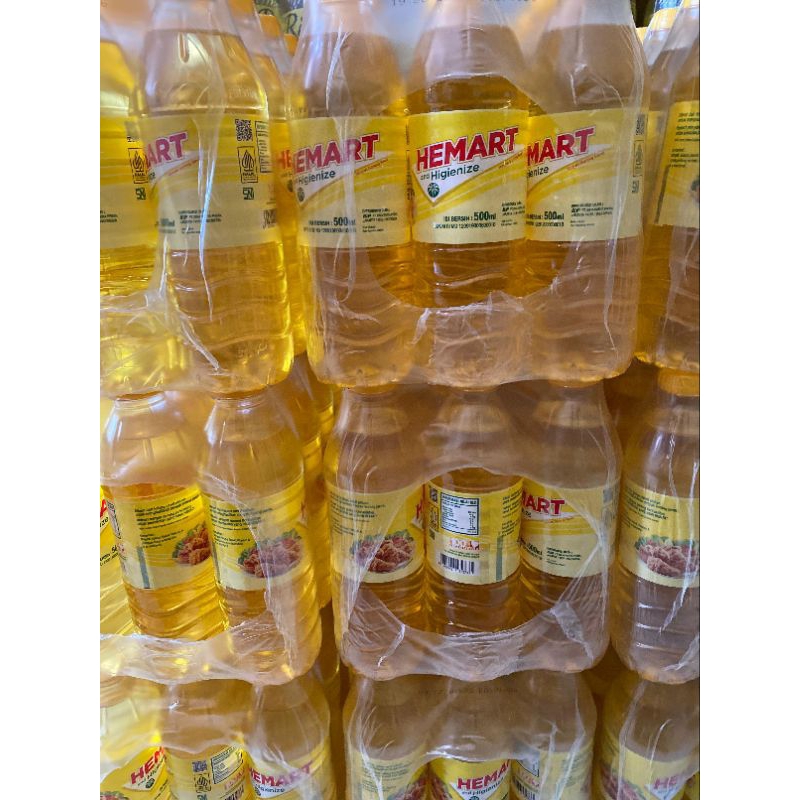 

Minyak goreng Hemart 500ml botol