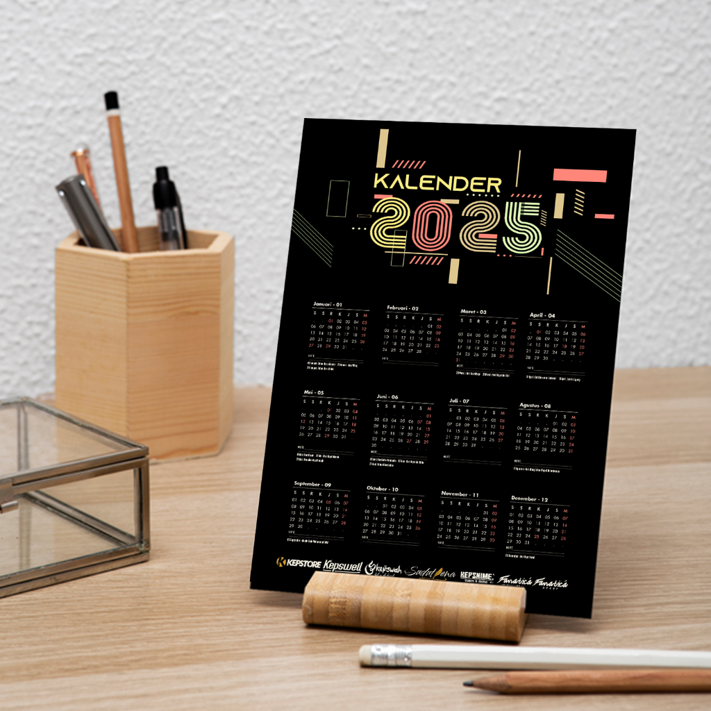 

Kepsnime - Kalender 2025 - Perlatan Kantor - Aksesoris