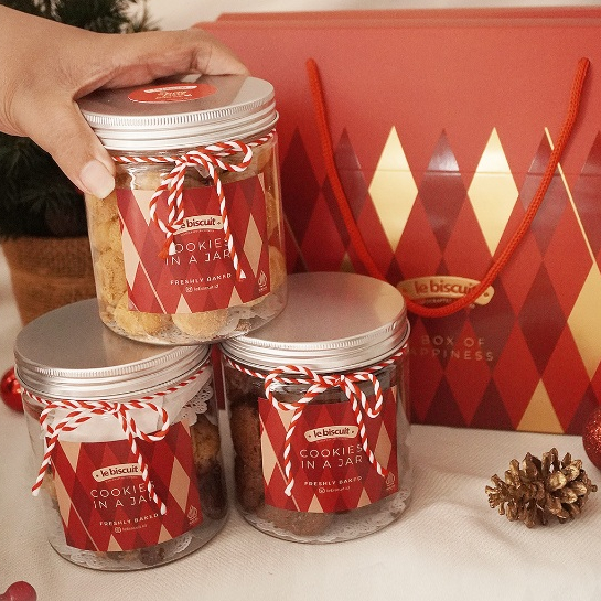 

le biscuit - Christmas & New Year Hampers - 3 Jar Kue Kering