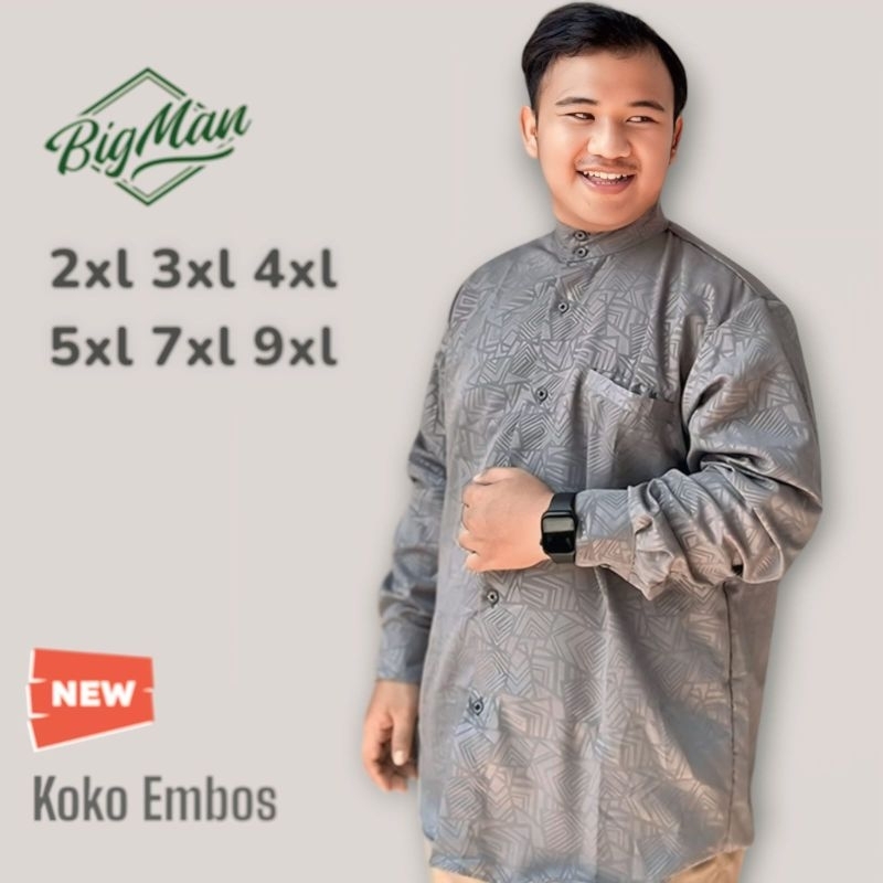 DISKON BAJU KOKO SULTAN EMBOS JUMBO XXL XXXL KOKO SULTAN BIG SIZE 9XL 7XL