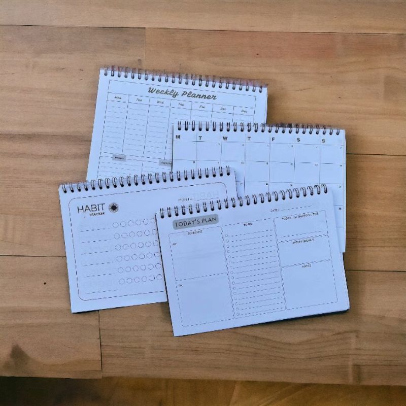 

( TUKONI ) notebook Planner Harian / Agenda / Notebook / Journal / Weekly / Daily / table to-do-list Cover Spiral