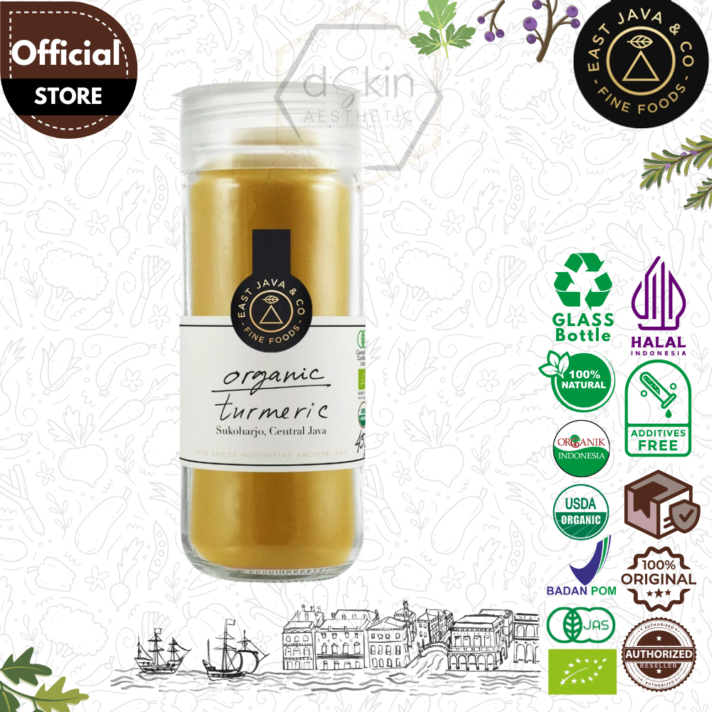 

East Java & Co Organic Ground Turmeric - 45g (Kunyit Bubuk Organik)