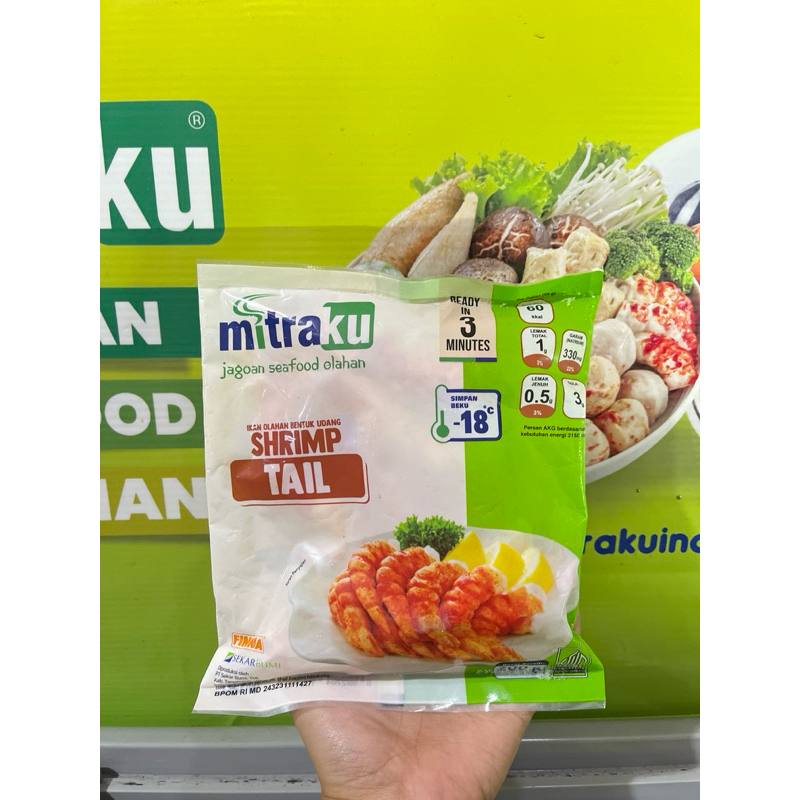 

Mitraku Shrimp Tail 250 gr/Mitraku Ekor Udang